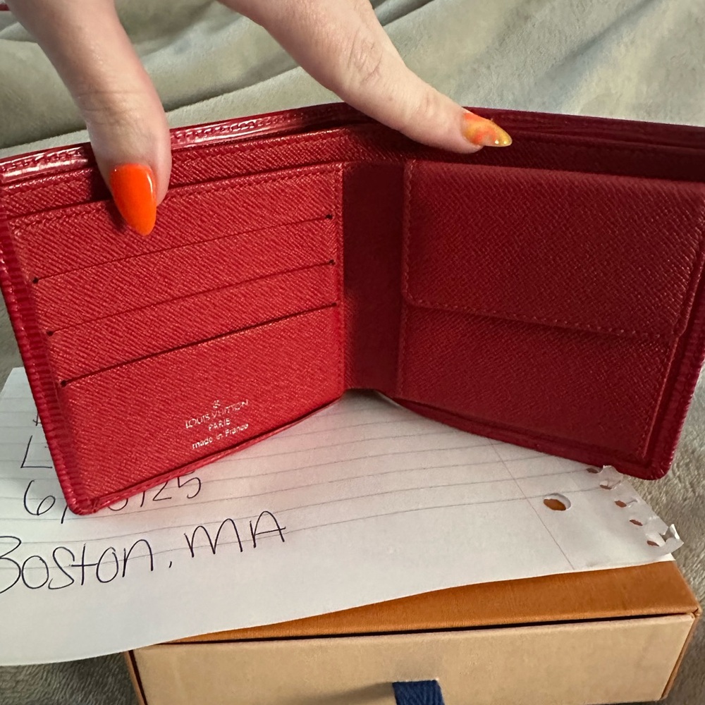Louis Vuitton Scarlet Epi Leather Wallet - Picture 2 of 13